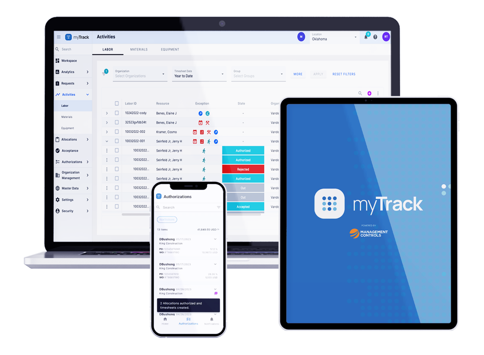 myTrack Overview — Contractor Data Management Platform | MCi